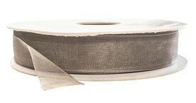 Organza lint taupe 15mm