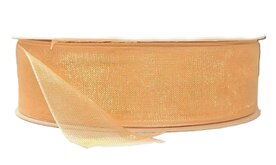 Organza lint buttercup 25mm