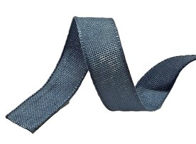 Texture lint smoke blauw,12mm