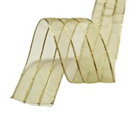 Organza lint mos|goud