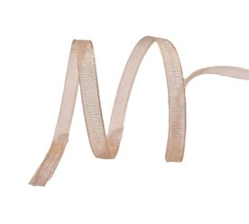 Organza lint taupe 3mm