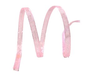 Organza lint 3mm|Lichtroze