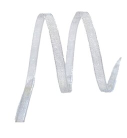 Organza lint 3mm|zilver