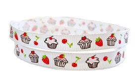 Taartjes lint wit, 10mm