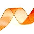 Organza lint oranje 10mm