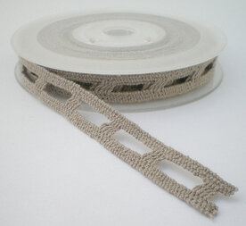 Taupe kantje Avenue,katoen