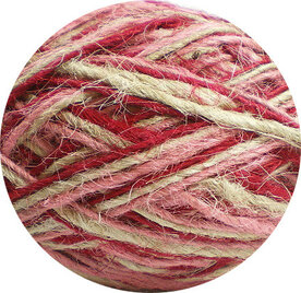 Flaxkoord trico naturel roze