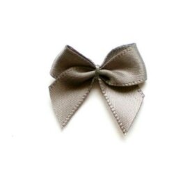 Grijze strikjes 24mm|100St.