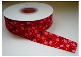 Kersen lint rood, 25mm