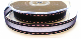 Stiksel lint Paars organza