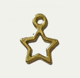 Ster bedeltjes, goud