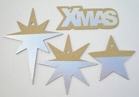 Sterren tags, zilver