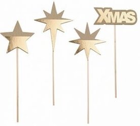 Sterren sticks, goud