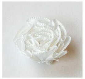 Rozet satijn,wit