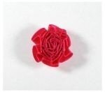 Rozet hard roze satijn