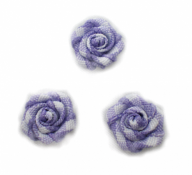 Roosjes paars geruit