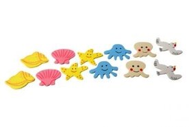 Vrolijke zeedieren plakdeco