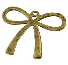 Strik bedel, goudkleurig