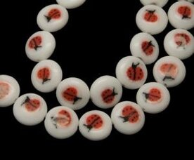 Lieveheersbeestjes kralen 