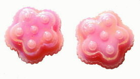 Roze parelmoer bloem cabochons