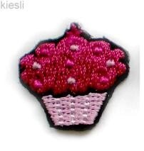 Opstrijk applicaties Bordeaux cupcake