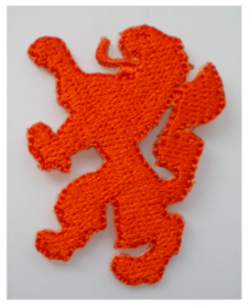 Opstrijk applicaties Oranje leeuw|10st