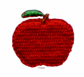 Opstrijk applicaties Rode appeltjes|10st.