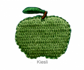 Opstrijk applicaties groene appeltjes|10st.