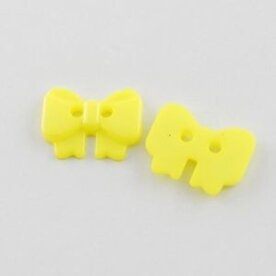 Strikjes knoopjes geel