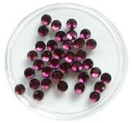 ss10 rhinestone paars hotfix