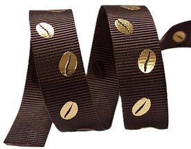 Koffie lint bruin|goud