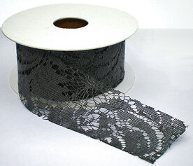 Florence kant antraciet, 40mm