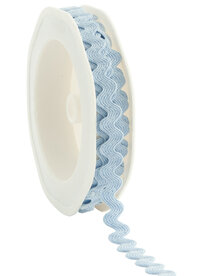 Zigzag bandje lichtblauw