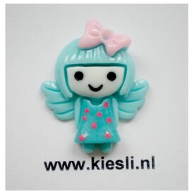 Schattige engeltjes blauw, cabochons