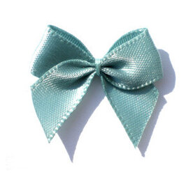 Nijlblauw strikjes 24mm|100st.