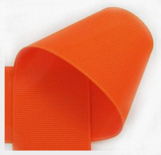 Grosgrain lint oranje