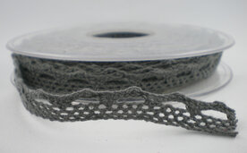 Kant merletto donkergrijs