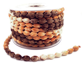 Knotted koord bruin/oranje