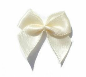 Plak strikjes ivoor|100 st.