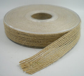 Jute band zand 15mm