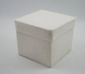 Cotton square box wit 6x